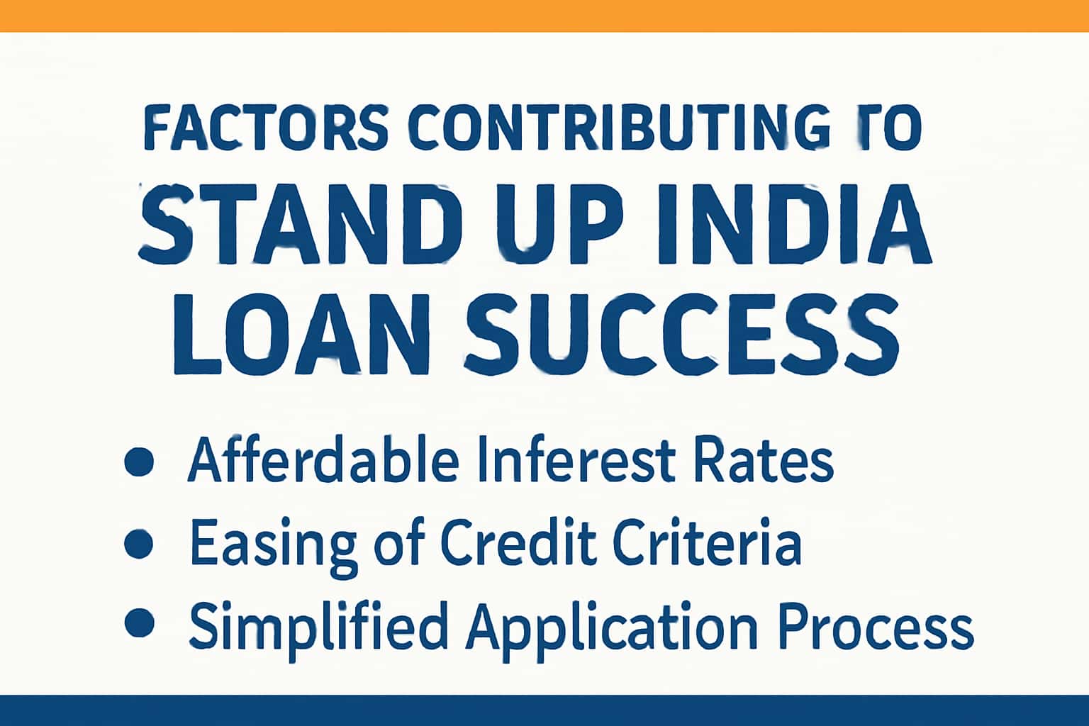 Factors Contributing to Stand Up India Loan Success